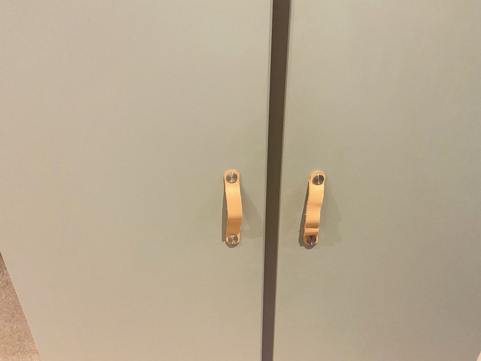 Ikea pax wardrobe doors Grey Green eBay