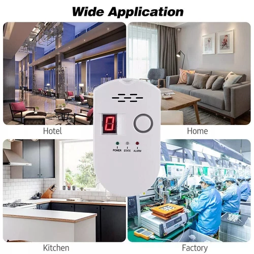 Erdgasfang Digital Gaslecksucher Alarm Sensor Propan Butan Methan - Bild 6 von 6