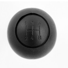 Schwarz 5 Geschwindigkeit + R Schaltknauf Kappe für Fiat Doblo 2005 Zu 2010