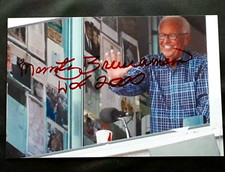MARTY BRENNAMAN REDS HOF BROADCASTER SIGNED AUTOGRAPHED 4x6 GLOSSY PHOTO C