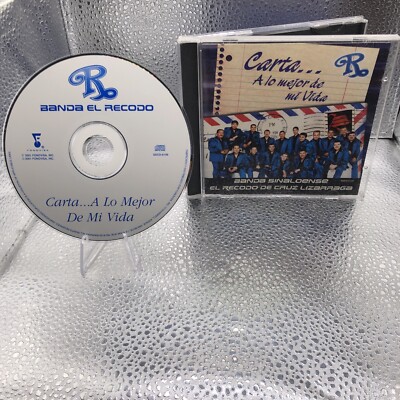 Carta...a Lo Mejor De Mi Vida ~ Banda El Recodo ~ Latin ~ CD ~ Very Good
