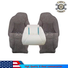Driver Passenger Fabric Cloth Seat Cover Foam Pad For 98-02 Dodge Ram 1500 2500