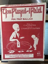 A to Z of forgotten ALL UK old time sheet music 3-pack various Sizes 