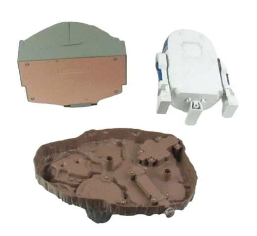 Star Wars MicroMachines Playset Sem Figuras/Acessórios Lote Incompleto de 3 Anos 90 - Imagem 2 de 4