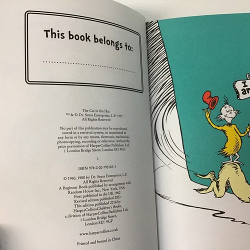 Dr Seuss The Cat In The Hat Green Eggs and Ham Plus More - Picture 13 of 16