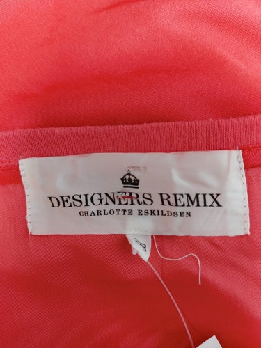 EK0807 Damen Kleid von Designers Remix, coralfarbend, Gr.38 - Bild 9 von 9