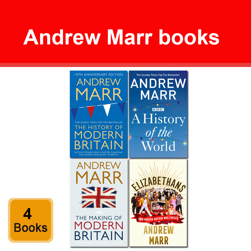 Andrew Marr Collection 4 Books Set Elizabethans, History of the World RRP £58.97