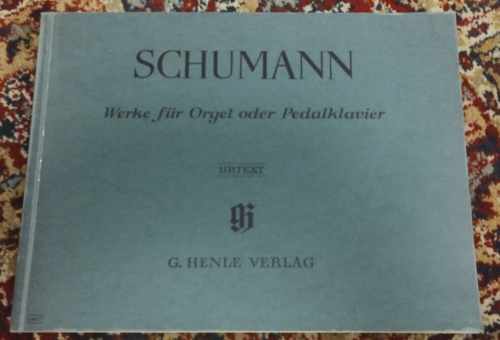 Schumann Dzieła na organy lub pedały Urtext G Henle Verlag - Zdjęcie 1 z 1