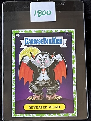 2022 Topps Garbage Pail Kids Book Worms Booger Green Revealed Vlad 25b