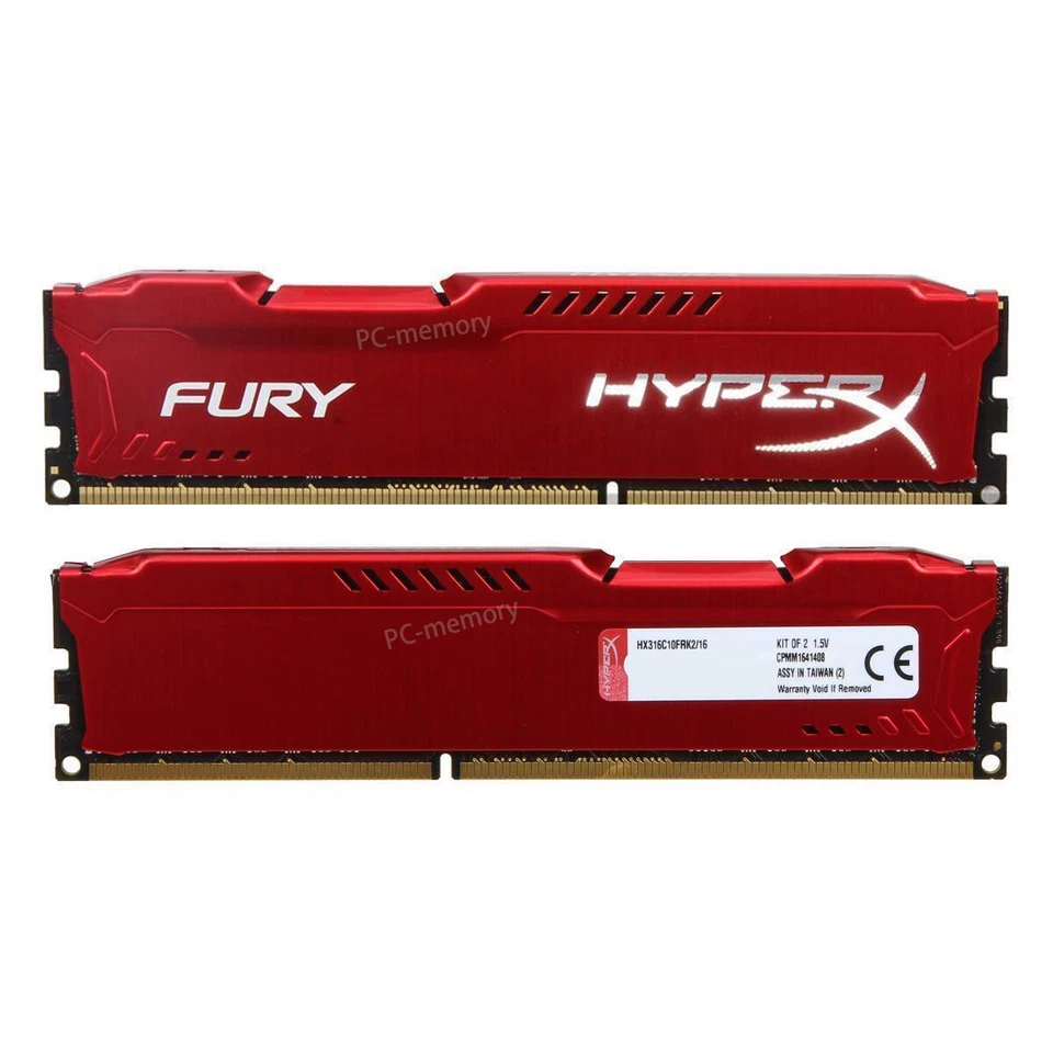Memoria de escritorio para 32 GB (4 x 8 GB) DDR3 1600 (PC3 12800) HX316C10FRK2/16 Foto 3 de 4