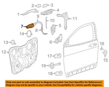CHRYSLER OEM 17-22 Cherokee Rear Door Lock Hardware-Handle, Inside 68329765AA