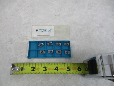 LOT OF 8 INGERSOLL APKT120332R, 5802533 CARBIDE INSERT, IN1030, V0208