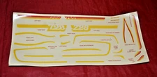 MPC 79 Z-28 Camaro Super Z Decal Sheet 1/25