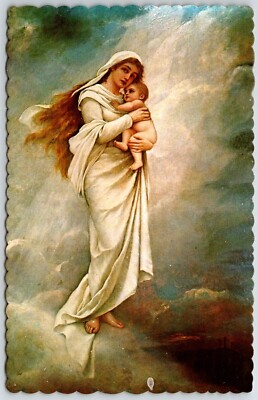 Postcard Bodenhausen Madonna by Cuno Von Bodenhausen Munich School Haussner's
