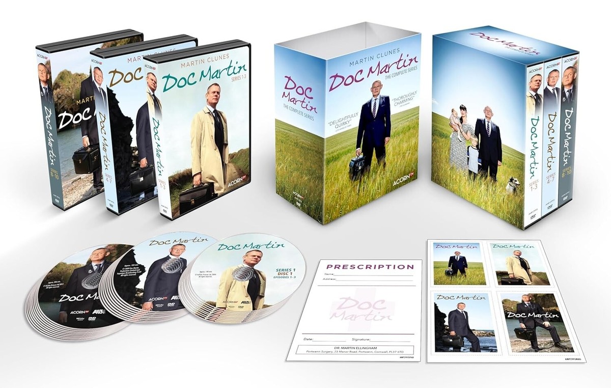 Doc Martin Complete Series Season 1-10 (DVD 26-Disc box set