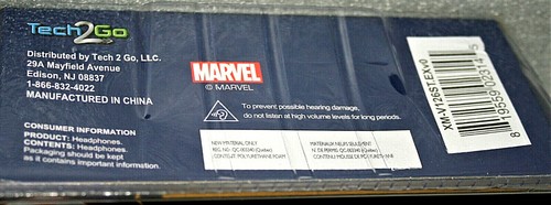 Cuffie auricolari Marvel Comics X-Men volume amichevoli per bambini nuove con scatola - Foto 4 di 4