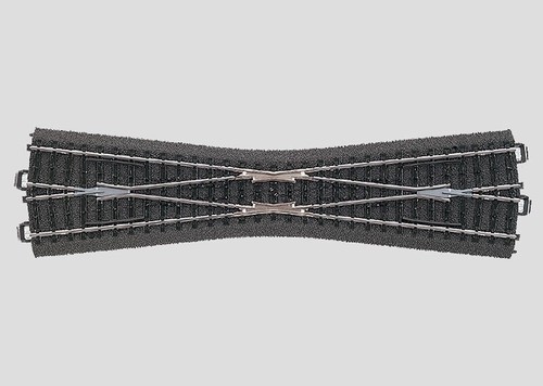 HO Scale Track - 24740 - Märklin - C Track - Wide Angle Crossing - 第 1/1 張圖片