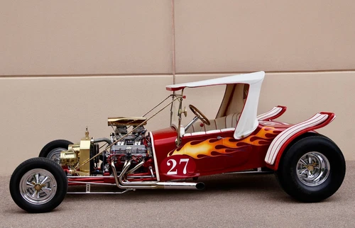 1927 Ford a Roadster Model T Bucket V8 350 Chevy Kit Car Replica Brass Era