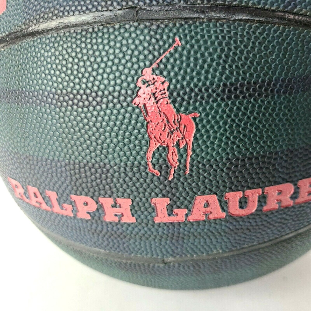 VTG 92 Ralph Lauren Polo Black Tartan Basketball Green Blue Plaid