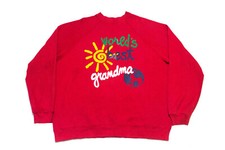 Vintage World  s Best Grandma Sweatshirt size X Large 90s Tultex 50/50
