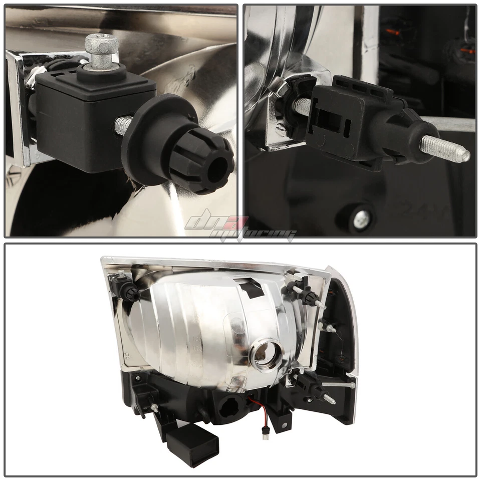 PARA 1999-2004 F250 F350 SUPER DUTY FARO LED INTERMITENTE LÁMPARAS CROMO/ÁMBAR Foto 4 de 4