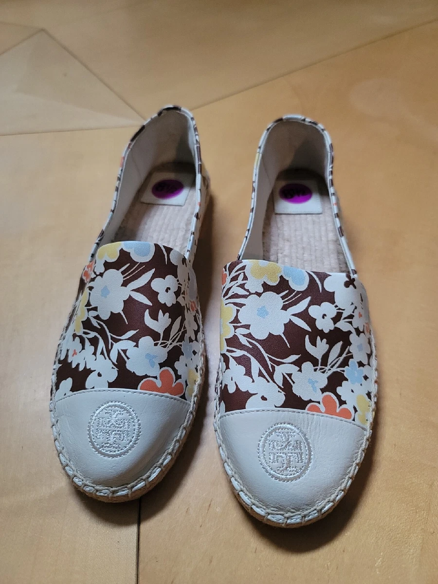 Tory burch color hot sale block flat espadrille