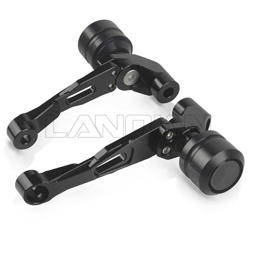 FrameCrashPads Engine Case Sliders Protector For Honda 650R/F/Neo Sports Cafe - Picture 5 of 6