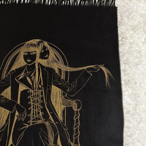 S'YTE junji ito Tomie stole muffler Black YOHJI YAMAMOTO collaboration Used - Picture 7 of 13