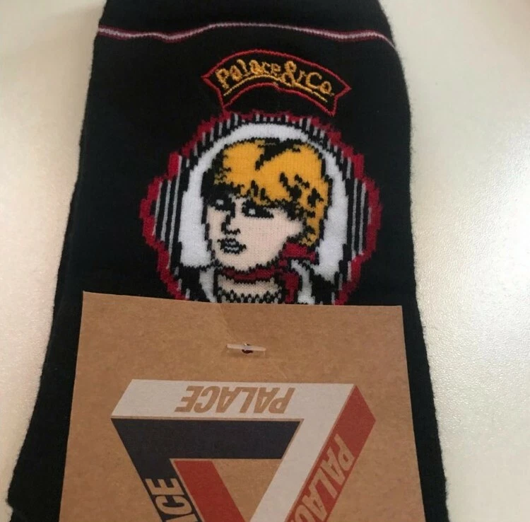 AW17 Palace POW Calcetines 1x Blanco 1x Negro Talla S/M Lady Diana Pequeño/Mediano Nuevo Foto 4 de 4