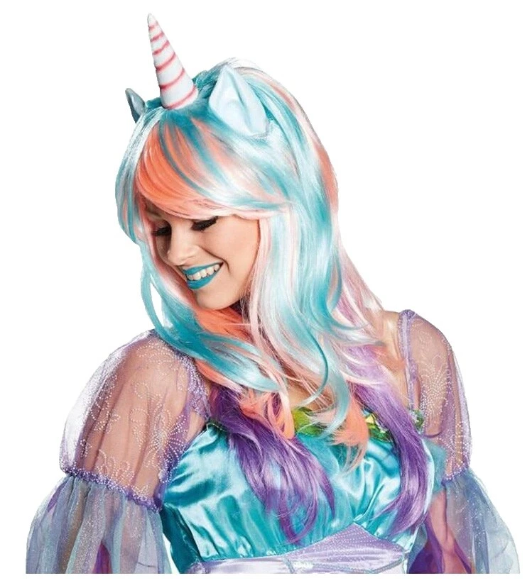 Pelucas y vello facial de unicornio