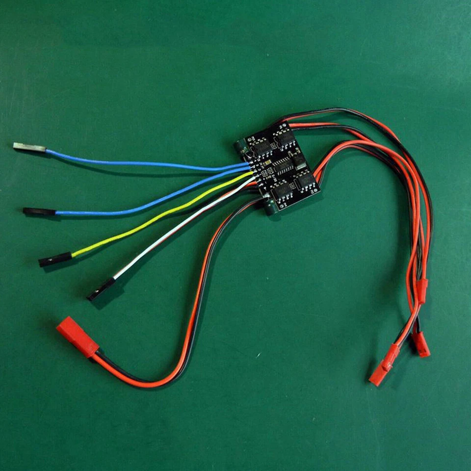 For RC Tank Cars 16:1 4CH Dual Way Brushed ESC Motor Electronic Speed Controller - Image 2 of 3