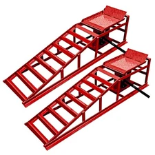 Hydraulic Car Ramps 2 Pcs, 11000lbs for Easy Car Lifting & Garage Use
