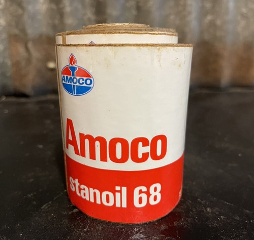 AMOCO Set Of Approximately 100 Vintage Service Station Oil Stickers in a Roll