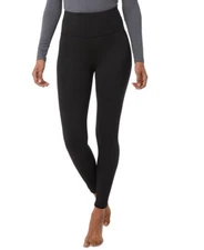 NWT! 32 Degrees Women's Sz XS Cozy Heat High Waisted Leggings Base Layer Black