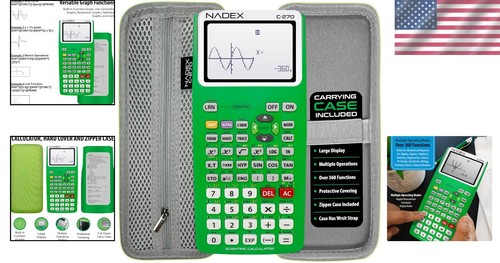 Lightweight Solar Calculator with Large Display for College & High School Exams - Picture 2 of 11