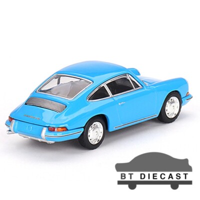 MINI GT 1963 PORSCHE 901 QUICKBLAU 1/64 DIECAST MODEL LIGHT BLUE