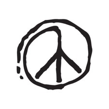 Peace Sign Art - Vinyl Decal Sticker - Multiple Color  Sizes - ebn942