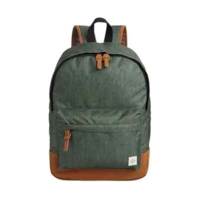SUN + STONE Mens Riley Heathered Shoulder Strap Backpack Bag Green NWT