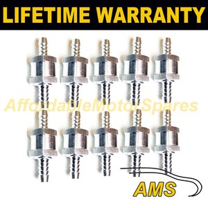 10 x 12 mm 1//2 /"ONE WAY ALLUMINIO ANTI RITORNO VALVOLA DI RITEGNO BENZINA GASOLIO ACQUA