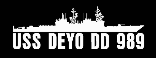 USS DEYO DD 989 Silhouette Decal U S Navy USN Military - Picture 2 of 5