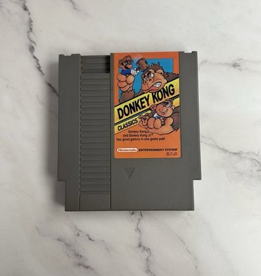 Donkey Kong Classics (Nintendo NES, 1988) Authentic Cartridge Only & Tested