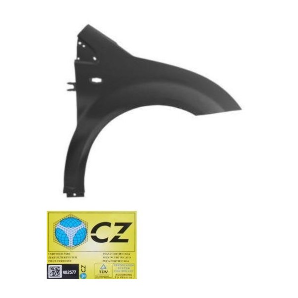 KotflüGel Vorne Rechts FüR Citroen C2 Von 2003 OEM 7841P8-image