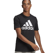 Adidas Men's Black Big  Tall adidas Classic Badge of Sport Tee, LT