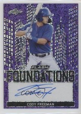 2019 Leaf Flash Foundations Purple 19/25 Cody Freeman #FF2-CF2 Auto 0c6