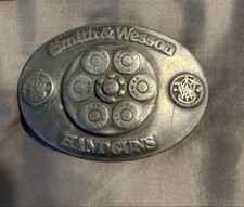 Smith  Wesson Handguns 44MAG Bergamot Belt Buckle B-300 Vintage