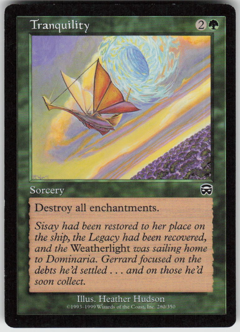 Tranquility 280 Common Mercadian Masques Magic: The Gathering Lightly Played
