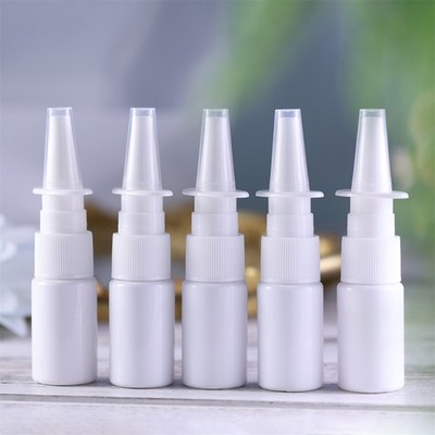5pcs Nose Spray Bottles 10ml for Outdoor Travel Camping Business Trip Refillable