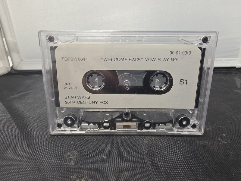 1997 Star Wars Welcome Back Cassette Tape Promo 1/27/97 Phantom Menace Rare