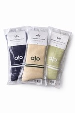 Alo Yoga Half Crew Socks Medium Unisex NWT Athletic Gym Streetwear