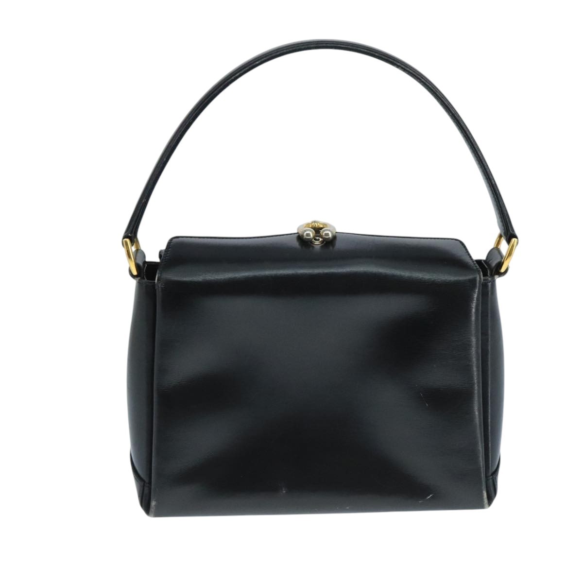 Gucci Authentic Black Leather Handbag Luxury Designer Purse